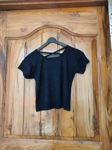 Combo Pack Of Red &amp; Black Crop Top