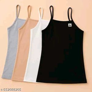 Girls Multicolored Cotton Innerwear Pack Of 4