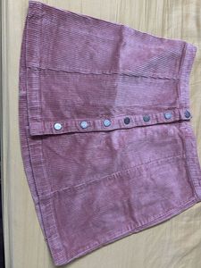 Corduroy/ Suede Skirt