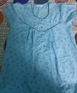 Sky Blue Ladies Nighty - Size XL