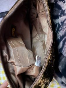 Brown Shoulder Bag And Velvet Both