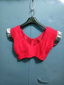 Red &amp; Silver Blouse