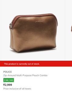 POLICE Zip-Around Pouch Combo