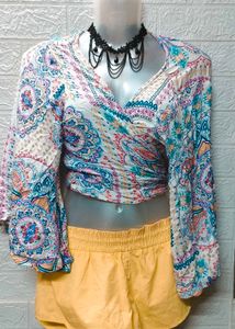Combo Skirt + Wrap Top Free Size