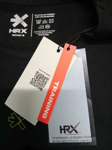 HRX Black T-Shirt For womens- New with Tags