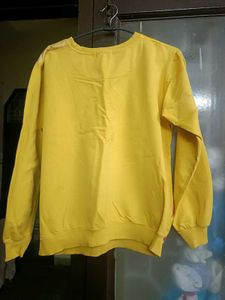 Multi Yellow Sweatshirt For Women In Xl Size