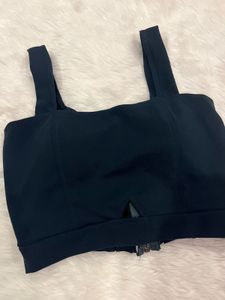 Dark Green Crop Top