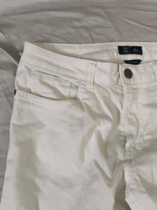 White Slim Fit Jeans