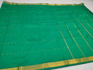 Green &amp; Gold Sari