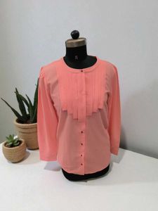 Elegant Peach Blouse