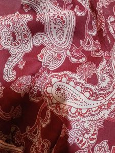 Paisley Print Wrap Dress