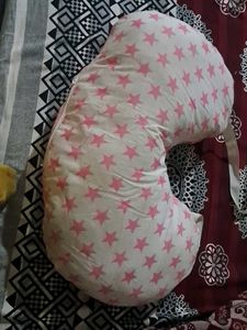 Pink Star Nursing Feeding Pillow