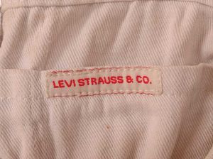 Levi&#39;s Originals White Jeans..