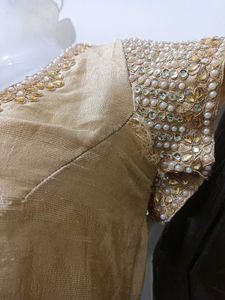 Golden Lehnga And Blouse For Sale
