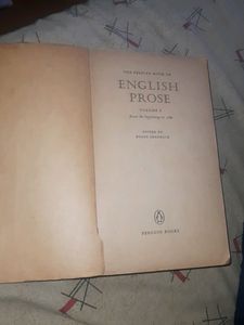 The Pelican book of English prose. Vol. 1
