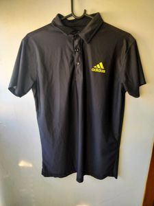 Adidas Black Polo Shirt
