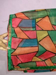 Multicolored Saree