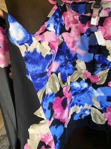 Floral Print Ethnic/ Beachy top