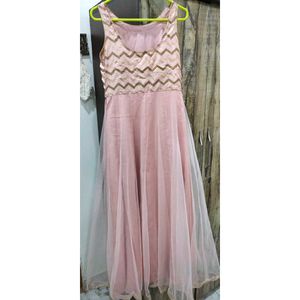 Pink Anarkali Dress