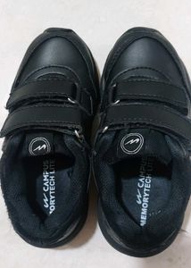 Campus Black School Shoes Unisex