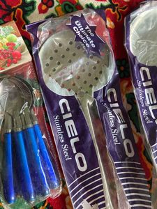 Brand New Sealed Packats Of Spoons N Ladels