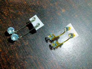 Korean 2in1 Earrings (Combo)
