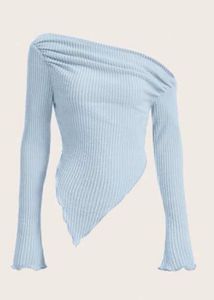 Chic Asymmetrical Knit Top