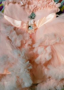 Cute Pink Ruffled Dress