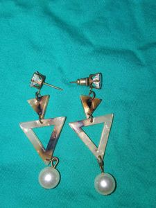 Triangle Drop Earrings
