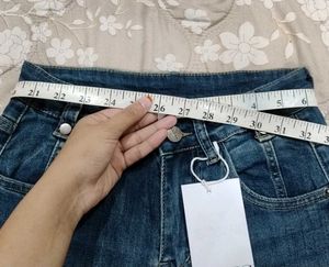 Wide Leg Jeans - Dark Wash