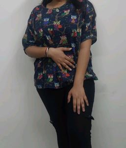 Unique Cotton Printed Top🎀