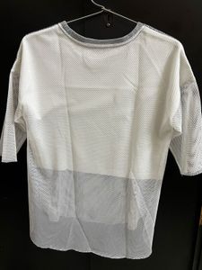 White Mesh Top