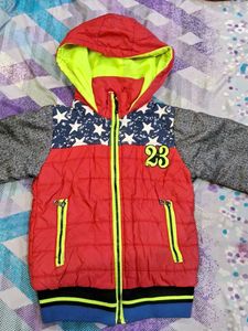 Boys Red Padded Jacket