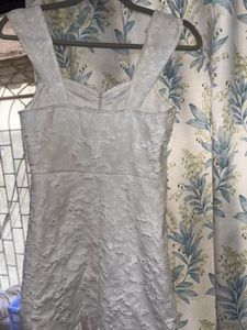 White Lace Mini Dress