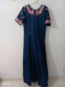 Elegant Embroidered Ethnic Gown