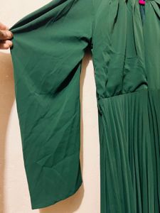 Emerald Green Asymmetrical Dress