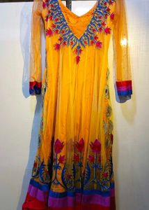 Embroidered Indian Anarkali Dress