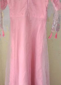 Elegant Pink Embroidered Lehenga Choli