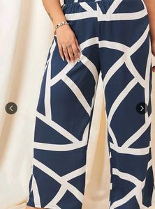 Geometric Print Pants