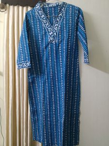 Blue Kurti Women