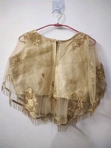 Elegant Designer Gold Blouse