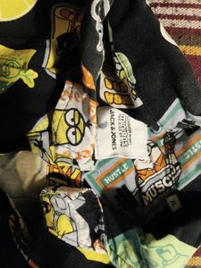 Cartoon Print Button Down Shirt
