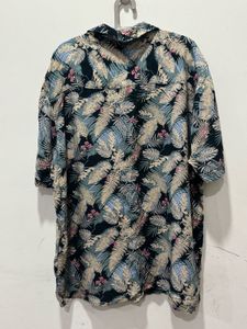 Tropical Floral Print Shirt