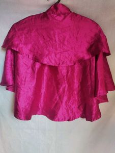Vintage Pink Cape Top