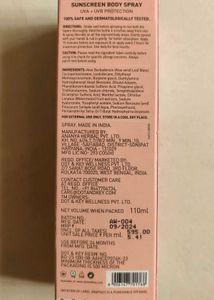 Watermelon Cooling Sunscreen Body Spray