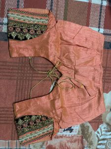 Heavy Work Saree With Blouse