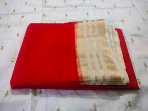 Elegant Red Saree