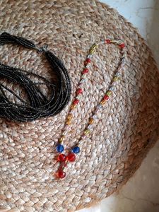 2 Beaded Necklaces