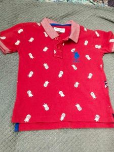Cute Red Polo Shirt