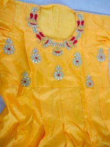 Women Party Wear Kurta And Palazzo Set